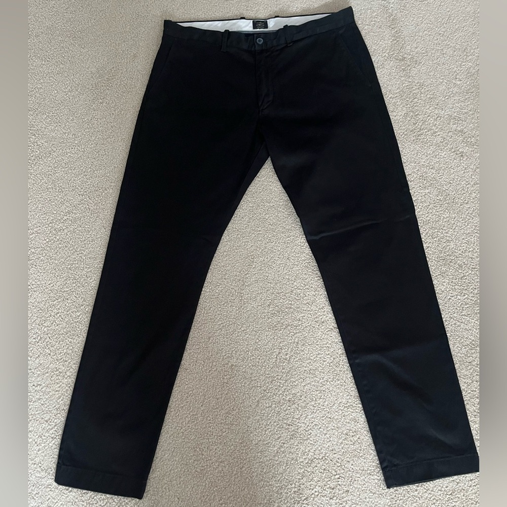 Men’s J. Crew Black Stretch Pants size 35 X 32